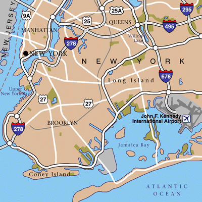 New York Area Map